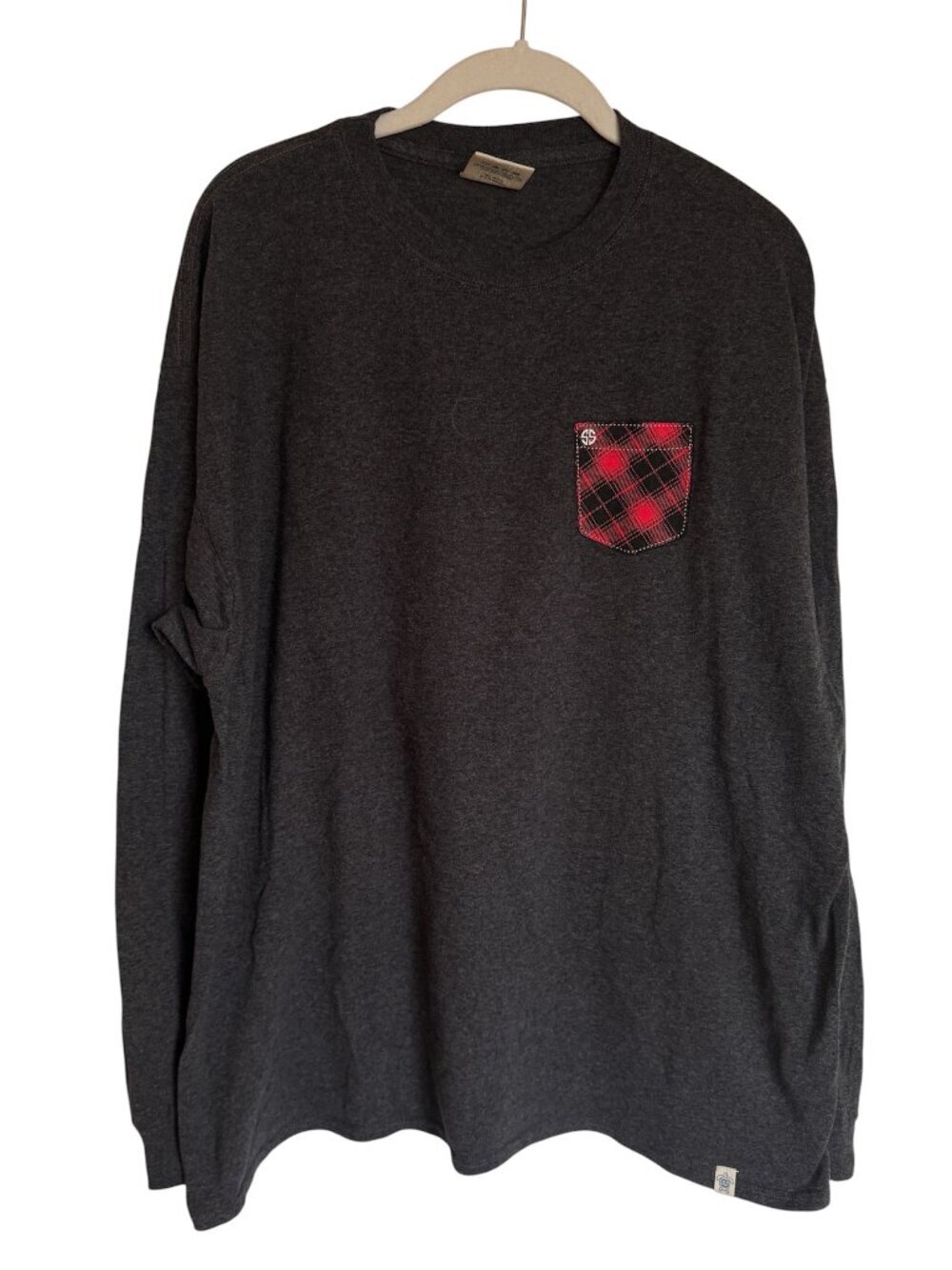 Christmas Jeep Long Sleeve Tee with Santa and Reindeer - Simply Southern XL